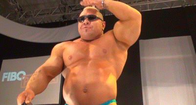 Allesandro Savi In One Of The Most Memorable Guest Posing Routines I Remember. Short In Stature, But
