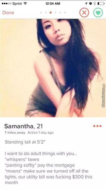 lol  Fuck even if this had no pic I’d date her…