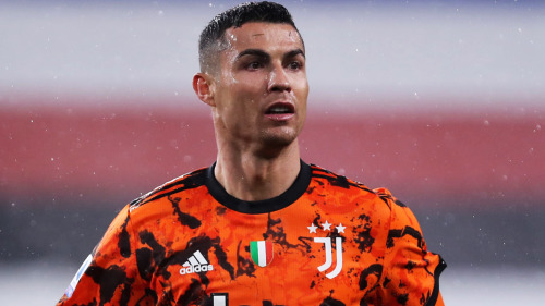Cristiano Ronaldo in the match between Juventus and Sampdoria.
