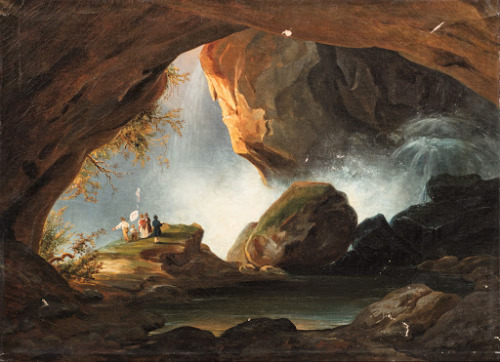 lescuriositesdelafoire:Joseph Remond, Neptune’s Cave in Tivoli