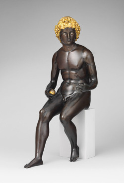 acrosscenturiesandgenerations:  ▪Paris. Artist: Antico (Pier Jacopo Alari Bonacolsi) (Italian, Mantua ca. 1460–1528 Gazzuolo) Date: ca. 1500–1505 Culture: Italian, Mantua Medium: Bronze, partially gilt and silvered