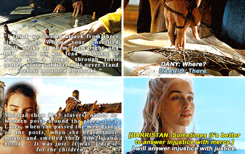 Daenerys Targaryen + A Few Of The Endless Scenes (from Multiple Seasons) In Which Her Show Version Was