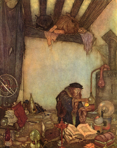 The Alchemist, Edmund Dulachttps://www.wikiart.org/en/edmund-dulac/the-alchemist