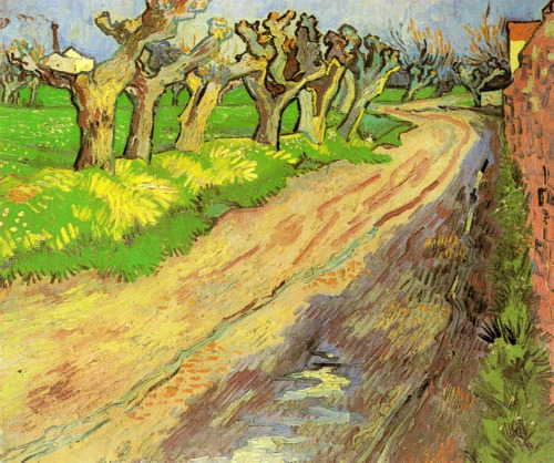 vincentvangogh-art:  Pollard Willows, 1889 Vincent van Gogh 