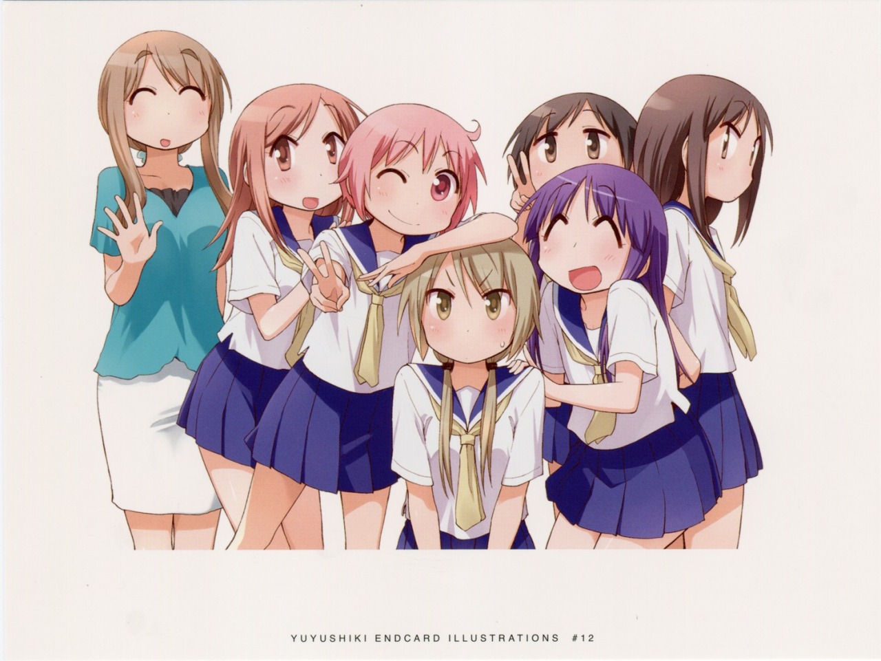 yatsuhashi:  aikawa chiho endcard hasegawa fumi hinata yukari ichii yui matsumoto