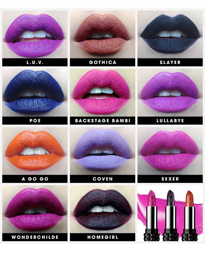 makeupbag:  Say hello to my all-time favorite lipsticks ever. Kat Von D’s Studded