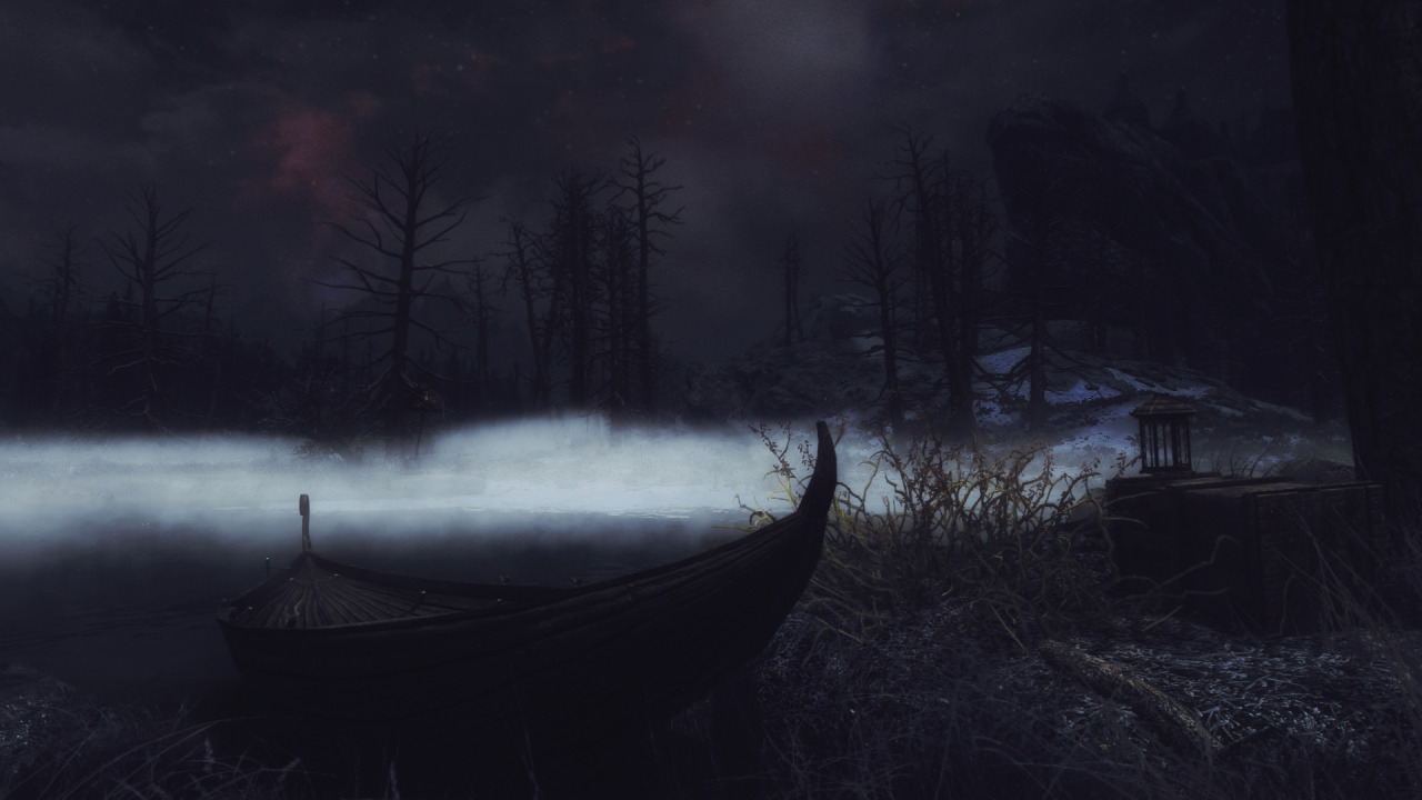 adventuresintamriel:  the marshes of hjaalmarch lookin’ extra spooky with Dark