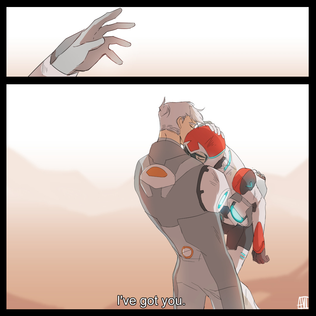 avi-doodles:  My take on if Shiro saved Keith! Open for better quality!