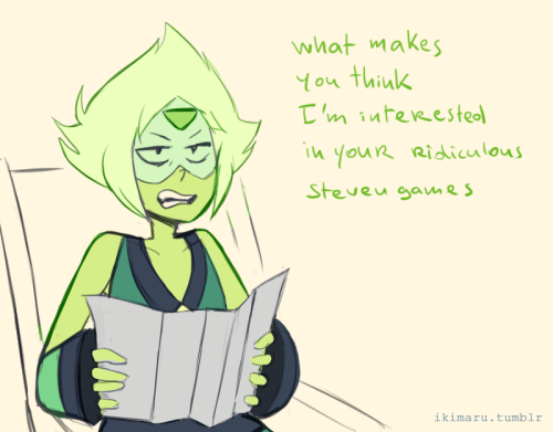 XXX ikimaru:  someone suggested Peridot having photo