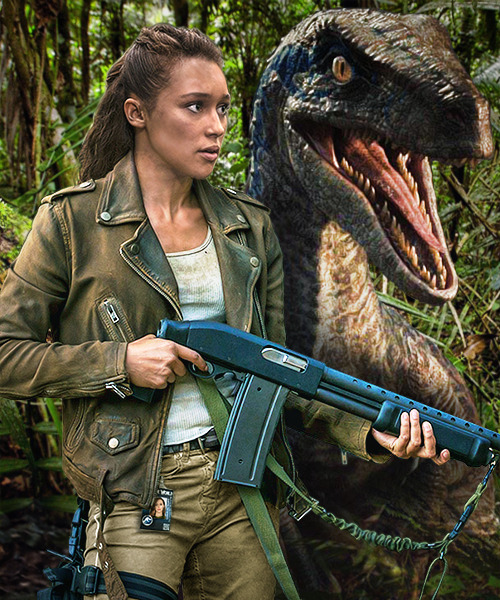 thecatsbian:Clexa Jurassic World AU …or the one where Lexa is the ex military lady at the head of a 