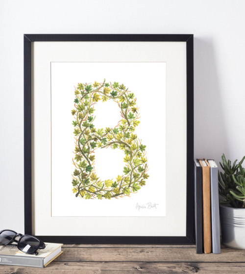 letterit:S W E E T   D E A LWhat’s a sweet deal? Getting 15% Off calendars and Leafy Letterform art 