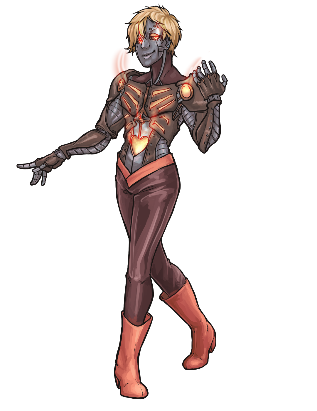 zeekappa:  Hexafusion meme ft. Genos from One Punch Man, Mettaton EX from Undertale