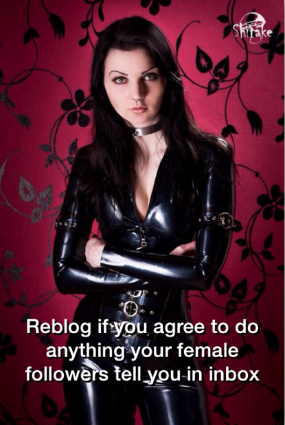 sissywantsfucked: peggykristinasissy: bicuriousfemdomsub:Message me…. lets come to an agreement… Try