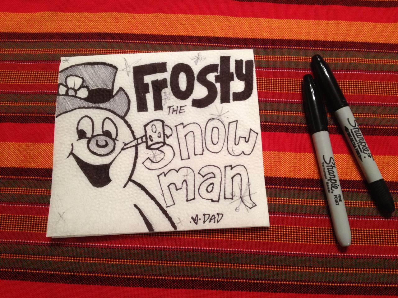 Sharpie — lunchboxdoodles: The Christmas countdown has...