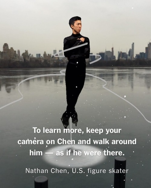 we’ve been working on augmented reality for the last few months and at last it launched yesterday in the @nytimes iOS app. Here’s Olympic figure skater Nathan Chen in mid-quad over the ice on the Central Park Reservoir #AR (at Jacqueline Kennedy...