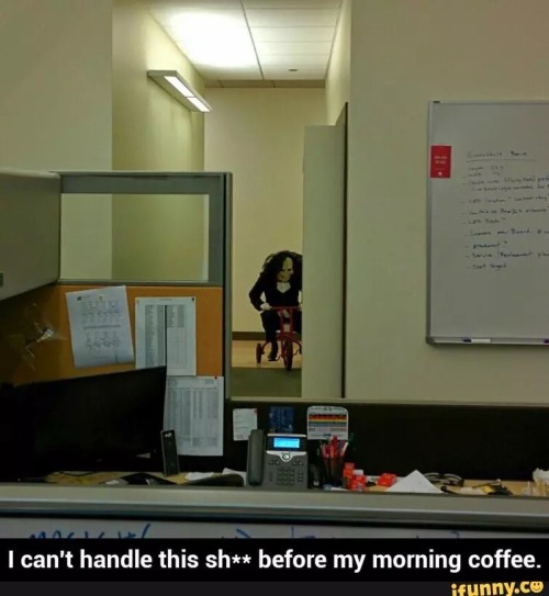 sassysexymilf:  So get back in bed with me pls. (via @drjunior1123)  If I see that in the morning I am getting out of the house! Dunkin Donuts makes a lovely cup of coffee so I would be enjoying a cup there. Far, far away from creepy things on tricycles.