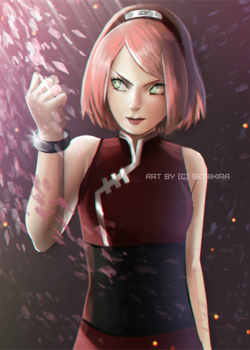 siorikira: Fanart of Sakura Uchiha(Haruno) !!