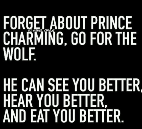 redlands34: blonde-kinky-chic: Where is my wolf????I hope your hungry Mr wolf xxxx Love eating and