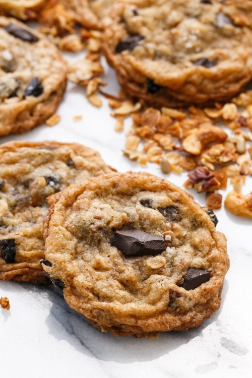 Granola Chocolate Chip Cookies