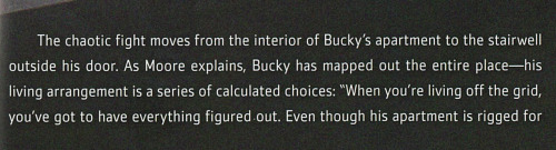 johanirae:Interesting point about the setting for Bucky’s Apartment in Bucharest (source The Art of 