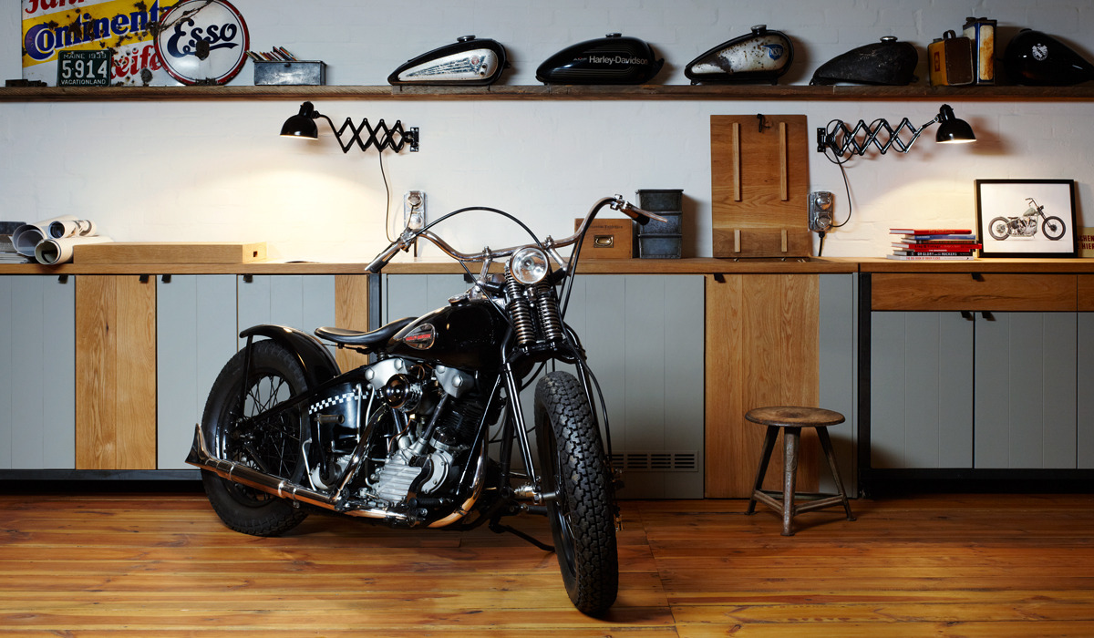 whiskeygrade:  Kraftrad: Black Knucklehead EL 1940