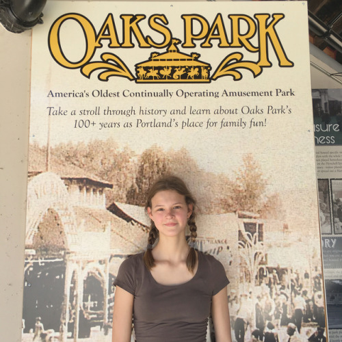 #dayoff spent at #oaksamusementpark with my #pdx friend Natalie! {swipe }