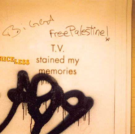 ursulav:“We write our maps in the stalls…” Modest mouse lyrics projected on bathr