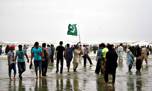 Celebrating Independence Day in Karachi