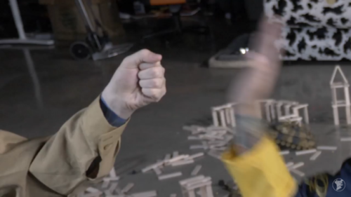 the-real-life-mess: Look at those two dorks, also for some reason the final hand screenshot really s