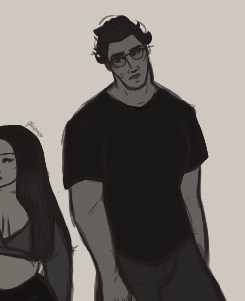 Self Indulgent Nerd!miguel Doodle I Havent Finished ( ^ ) Obvi Credits Goes To @nymphomatique Ily Doll