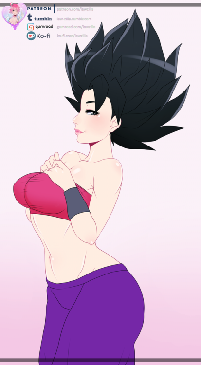 Porn   Finished commission of Caulifla from Dragon photos