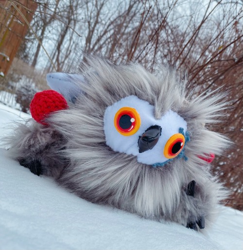 My Fianc @littletohate Made A Plush Of My Druid Oc Vens Mushroomy Owlbear Wildshape And Hes Perfect He