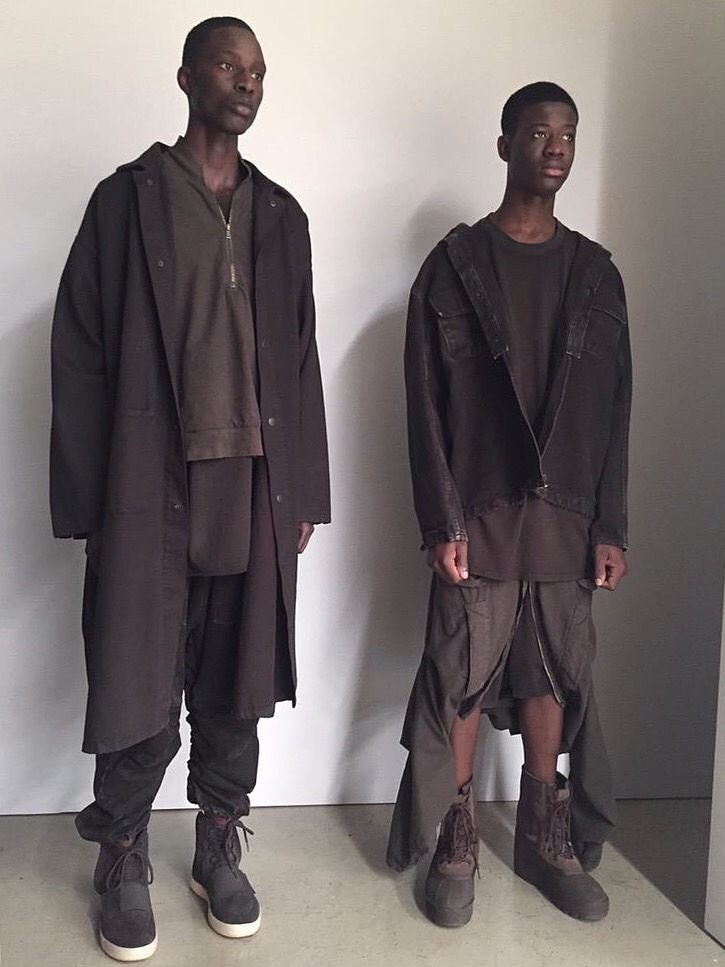 tylerslim:  backstage @ YEEZY SEASON 2 