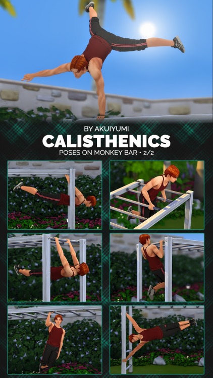 CALISTHENICS POSES13 poses + all in oneunisexyou’ll need the monkey bar for poses from 4 to 13