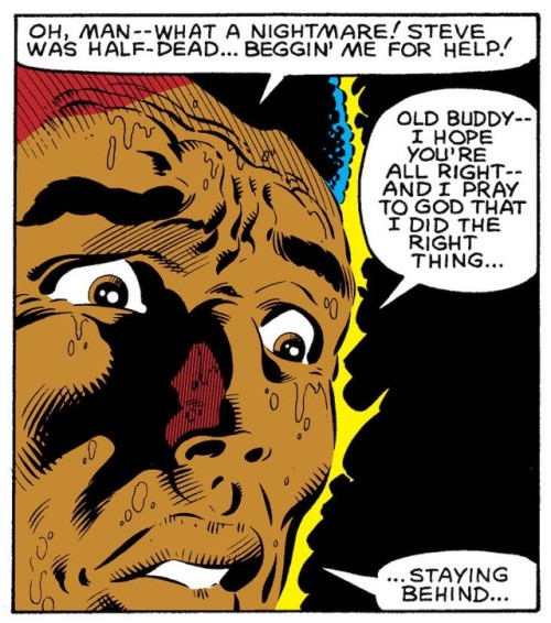 starspangledshitpost: Captain America No. 282, 1983 Sam sure does have a lot of prophetic nightmares