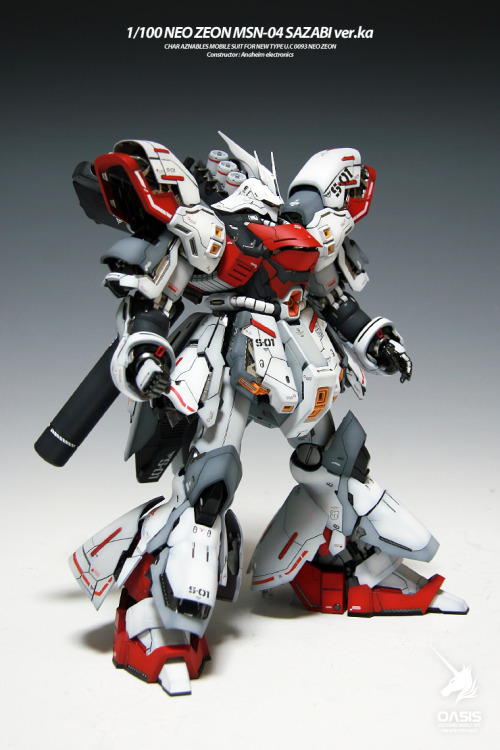 toysmaniac: MG 1/100 Sazabi Ver.Ka  Modeled by: OASIS [gonzo2000] 