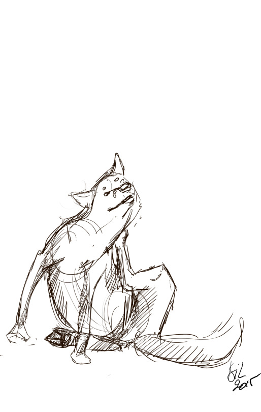 Doggy Sketches For Fun.