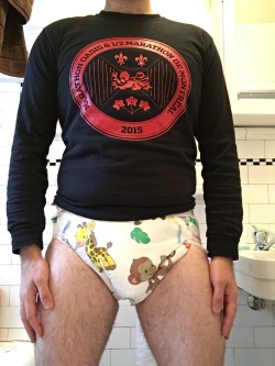 babyjurist:  Feeling cute today #abdl #diaper 