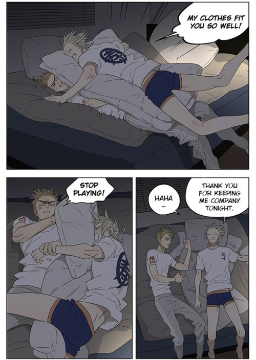 Old Xian update of [19 Days] translated by Yaoi-BLCD. Join us on the yaoi-blcd scanlation team discord chatroom  or 19 days fan chatroom!Previously, 1-54 with art/ /55/ /56/ /57/ /58/ /59/ /60/ /61/ /62/ /63/ /64/ /65/ /66/ /67/ /68, 69/ /70/ /71/ /72/