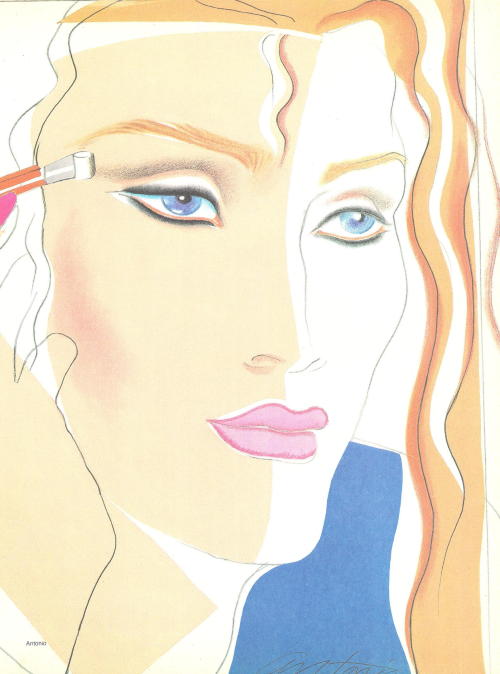 faux-euro:Illustrations by Antonio Lopez in Vogue, Sep 01, 1980