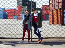 koreanmodel:  Jo Minho, Irene Kim, Jung Hoyeon and Park Sungjin by J. Dukhwa for Adidas Originals Fall 2014