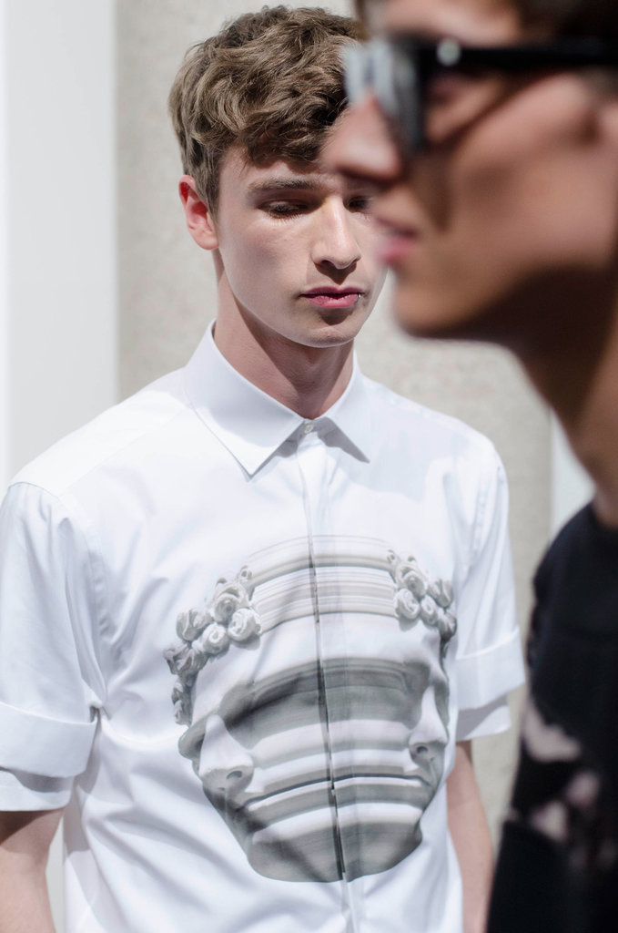 ianaitch:  Neil Barrett SS15 backstage by Russ McClintock. [via]