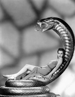 20th-century-man: Maria Montez / publicity photo for Robert Siodmak’s Cobra Woman (1944) https://painted-face.com/