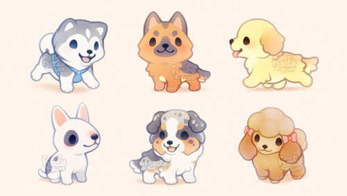 fluffysheeps:More puppies for your dash 