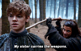 aethelfled:Meera reminded Bran of his sister Arya. She wasn’t scared to get dirty, and she could run