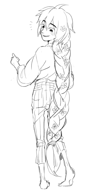 johnnybooboo:  me and some friends were having fun talking about a bh6/tangled au!!