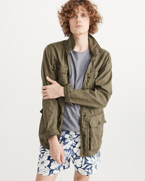 Abercrombie & Fitch Cotton-Linen Safari Jacket | This Fits
