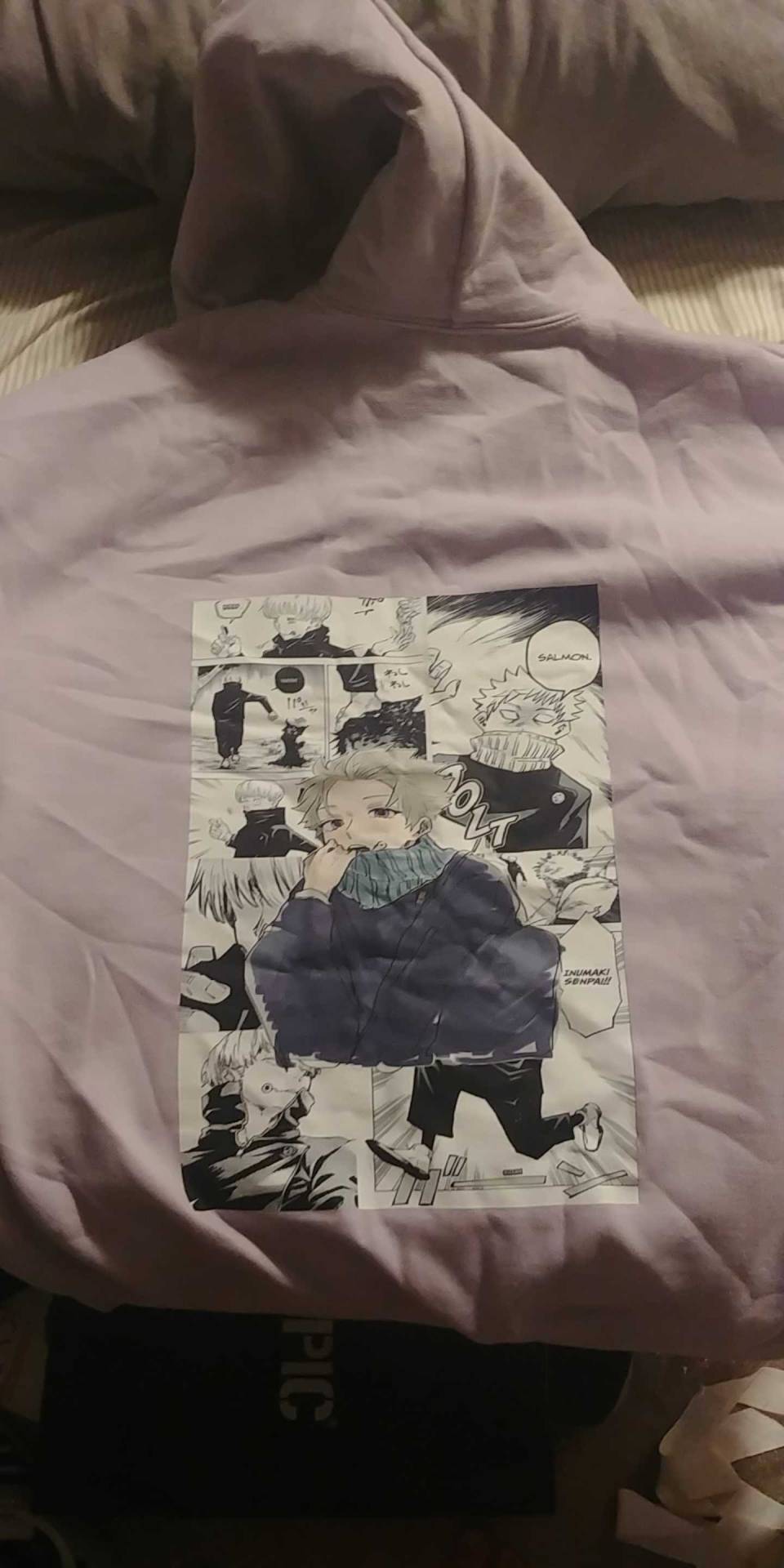 I Got It Put On The Back Of My New Hoodie!