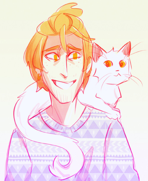 kaliri:huevember 4: ‘how the f do I use FireAlpaca’ edition I’ve wanted to draw Anders with a cat si