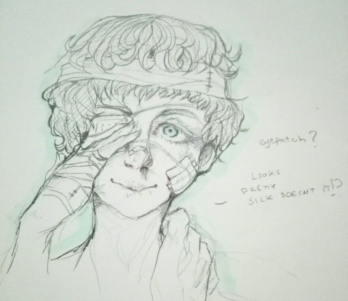 pilikukka:  Here is my oc, whatever his name is, uhh he likes to beat up annoying people just for fun, whores around n stuff. I still can’t get his look or personality on paper..  /ask @mackintons for info on his oc ;) / 